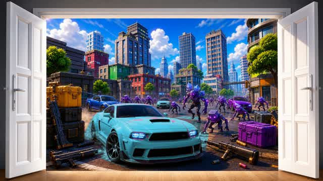MEGA CITY: OUTBREAK ZOMBIE — Fortnite Creative map
