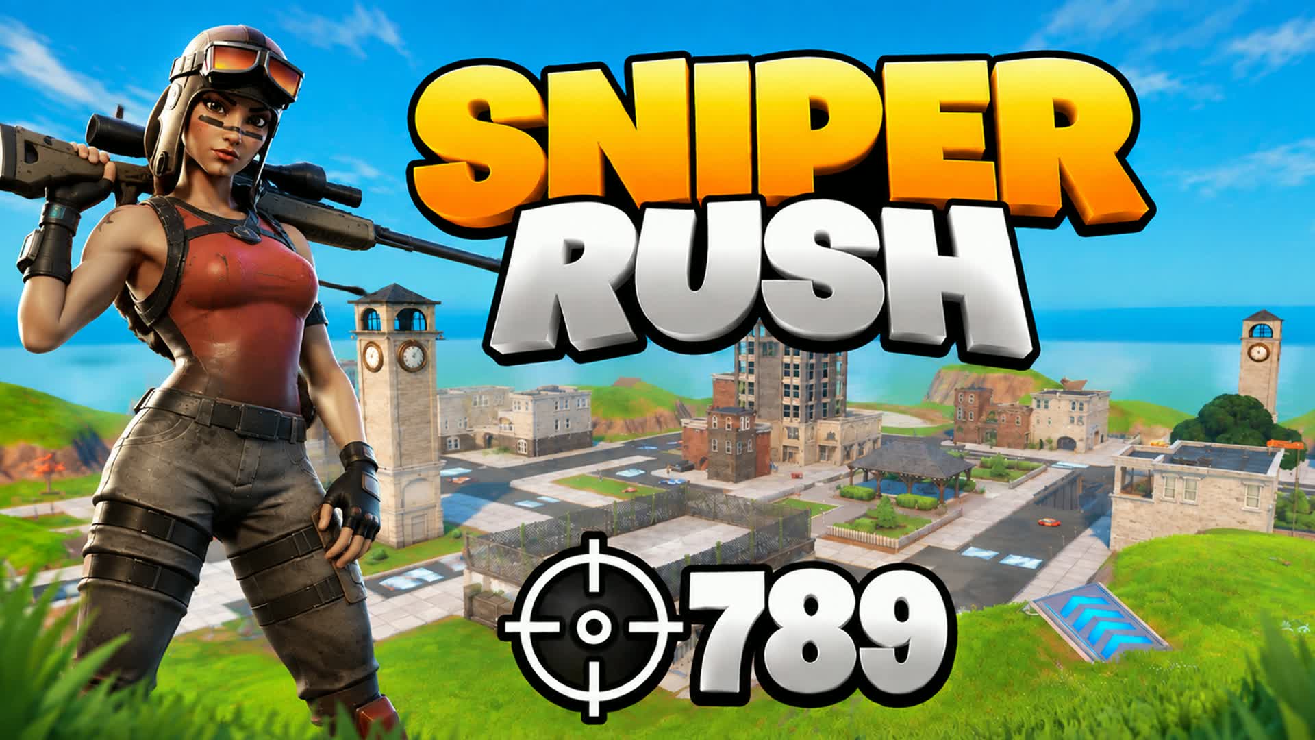 SNIPER RUSH — Fortnite Creative map