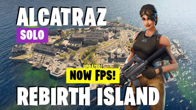 Alcatraz Rebirth Island - FFA — Fortnite Creative map cover art