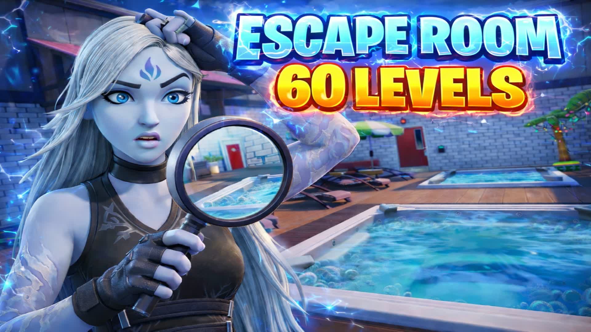 ESCAPE GAME 60 LEVELS — Fortnite Creative map