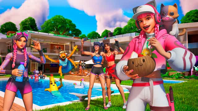 Mariella Party Royale — Fortnite Creative map cover art