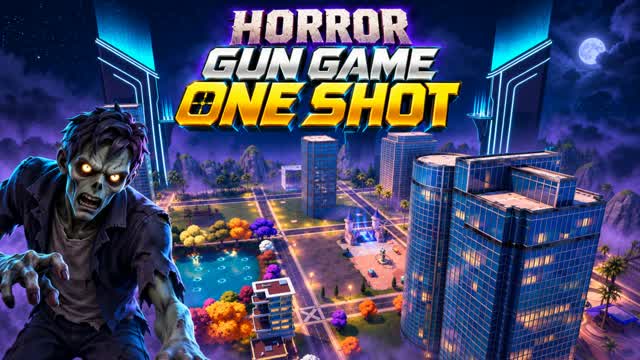 HORROR CITY • GUN GAME ONE SHOT — Fortnite Creative map