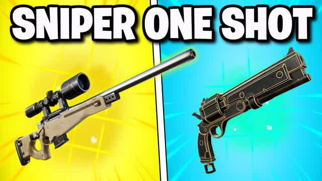 Sniper One Shot 🎯 [Greasy Grove] — Fortnite Creative map