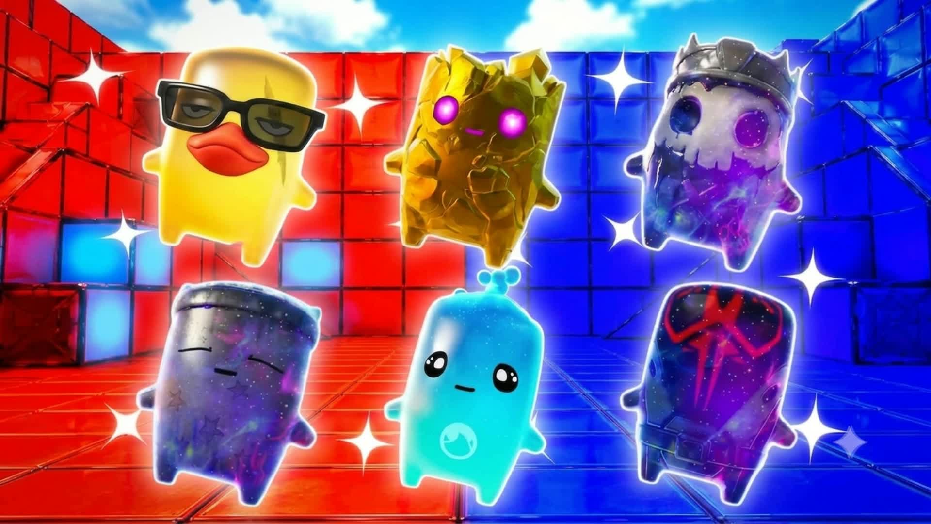 RED VS BLUE CERRYX22 — Fortnite Creative map