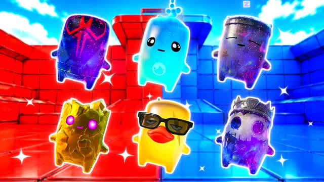 RED VS BLUE AFTERBURNER 🔴🔵 — Fortnite Creative map cover art