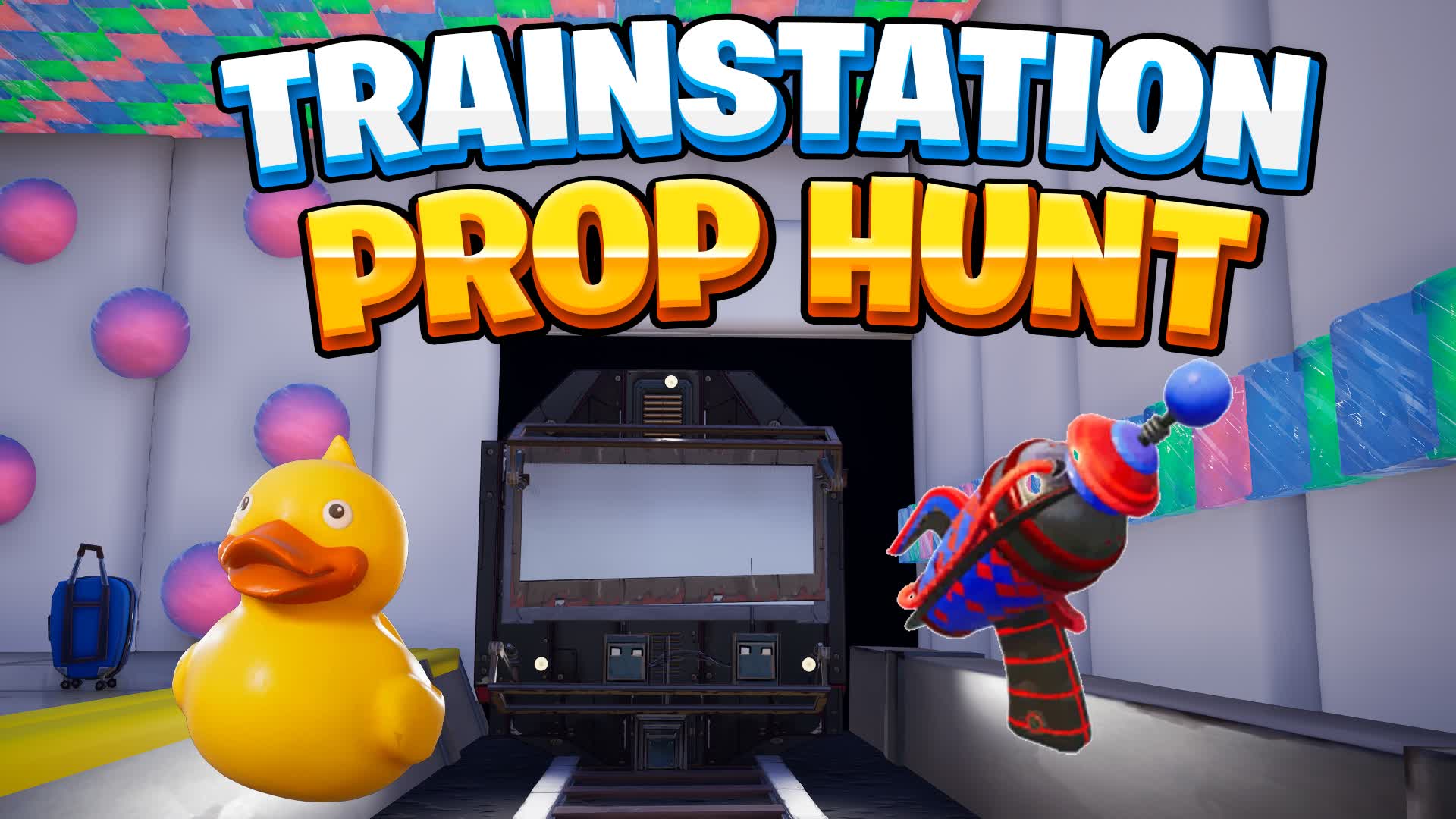 Trainstation | Prop Hunt — Fortnite Creative map