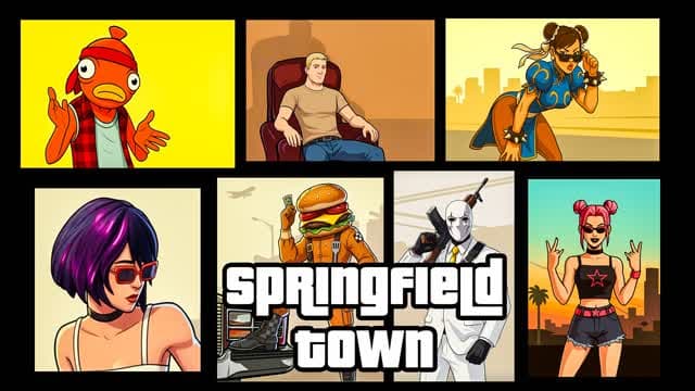SPRINGFIELD TOWN — Fortnite Creative map