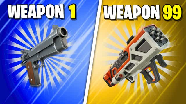 Gun Game [LOW GRAVITY] — Fortnite Creative map cover art