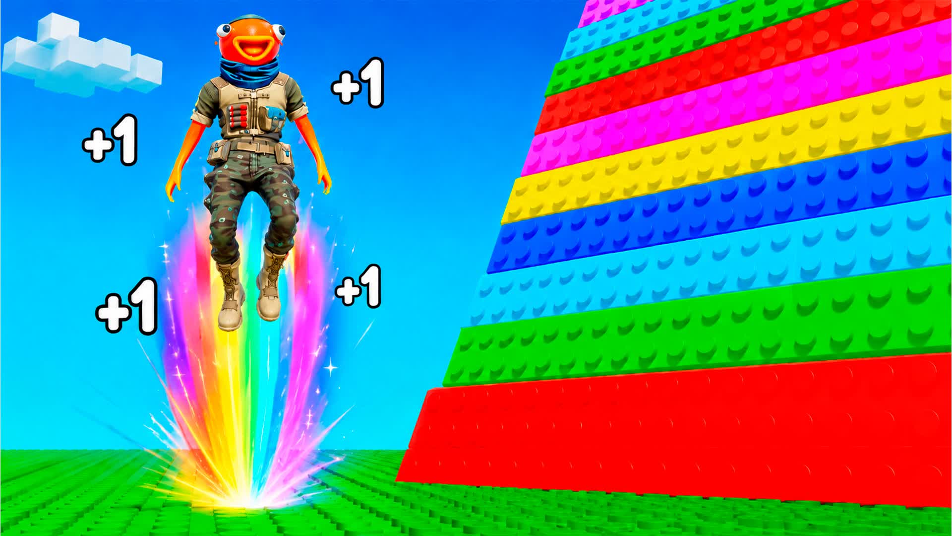 +1 Jump per Jump — Fortnite Creative map