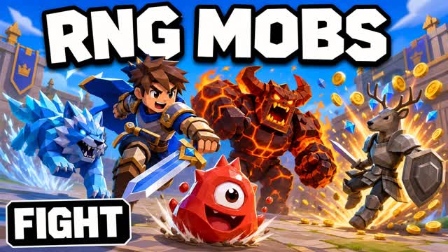 🎲RNG Mobs Fight — Fortnite Creative map
