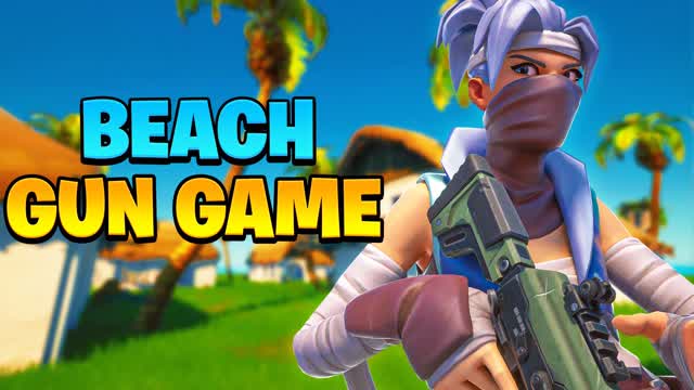 Gun Game Beach — Fortnite Creative map