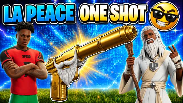 😎LA PEACE ONE SHOT GUN GAME — Fortnite Creative map