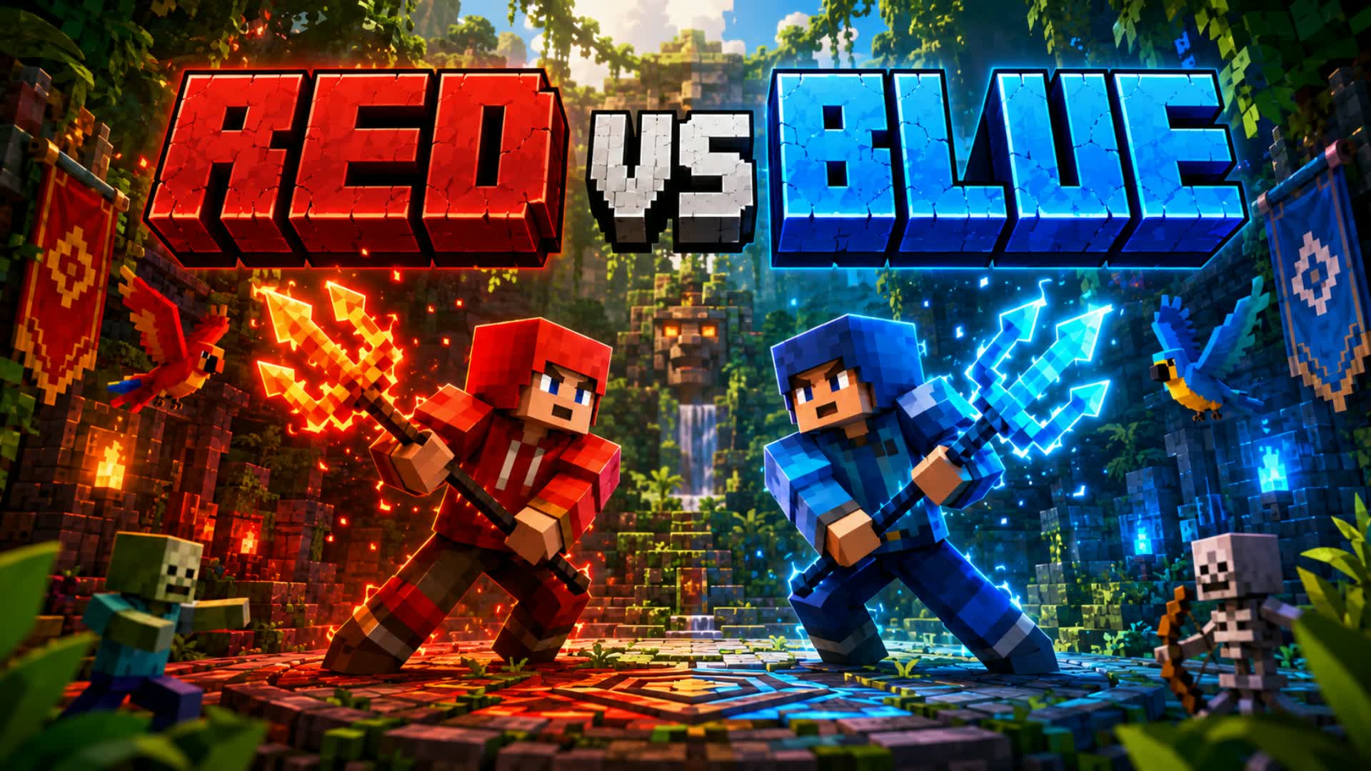 SUPER CRAZY RED VS BLUE 🔴🔵 ROG — Fortnite Creative map