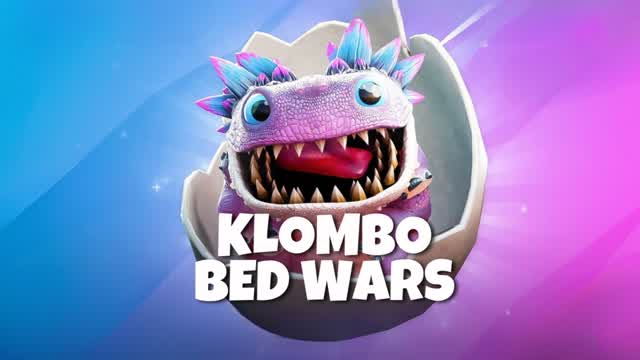 Klombo Bed Wars — Fortnite Creative map cover art