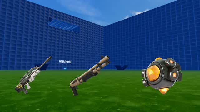 1v1 with every weapon — Fortnite Creative map