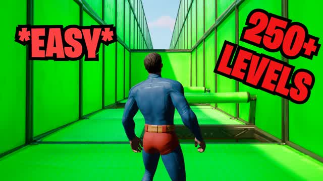 Deathrun 250 Level EASY — Fortnite Creative map