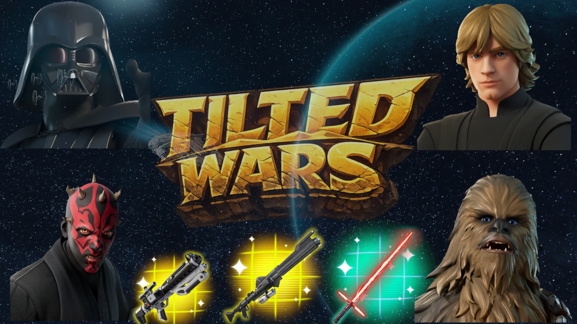 TILTED WARS ALL WEAPONS — Fortnite Creative map