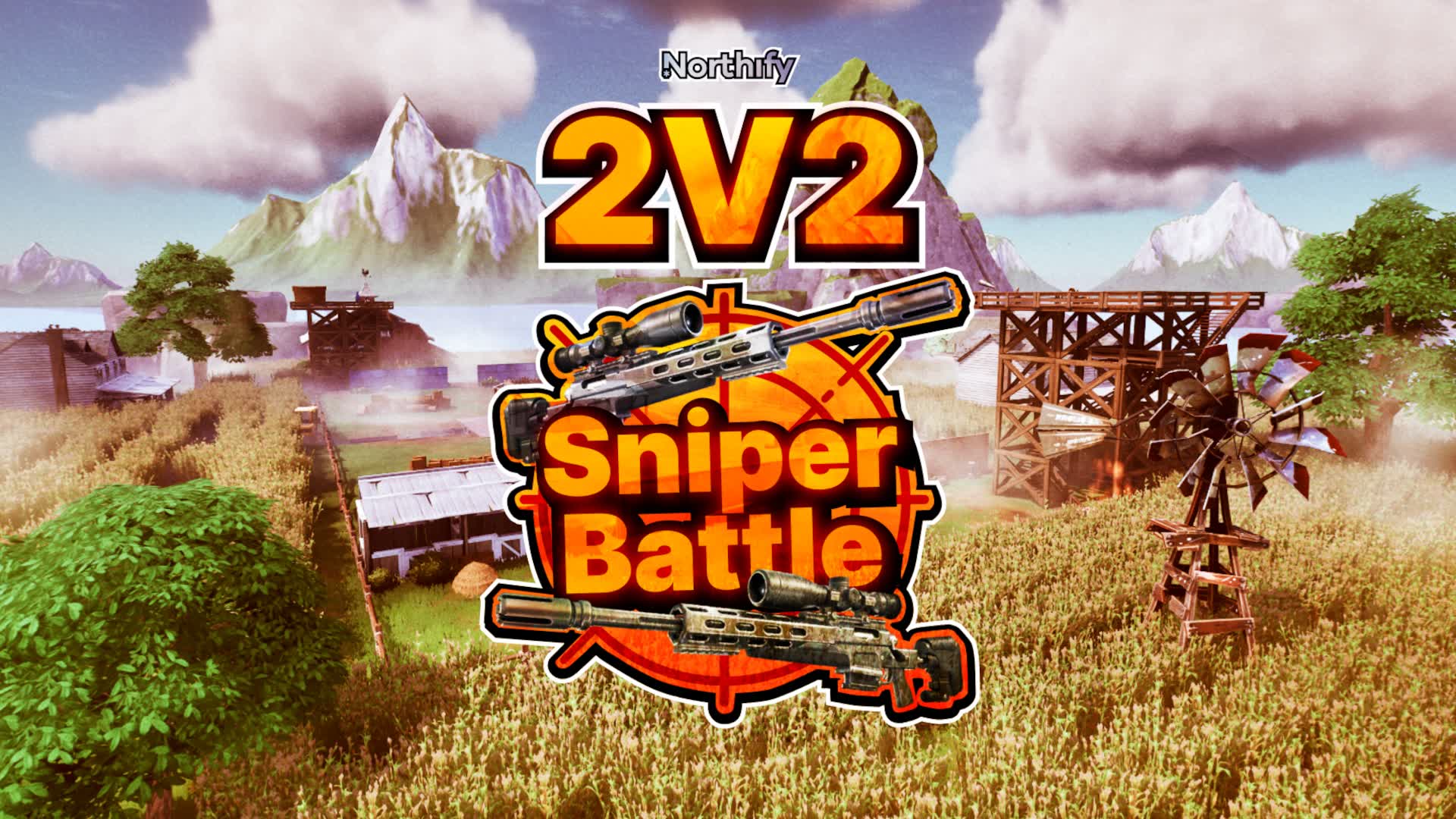 2v2 Sniper Battle — Fortnite Creative map