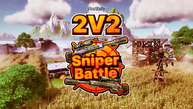 2v2 Sniper Battle — Fortnite Creative map cover art