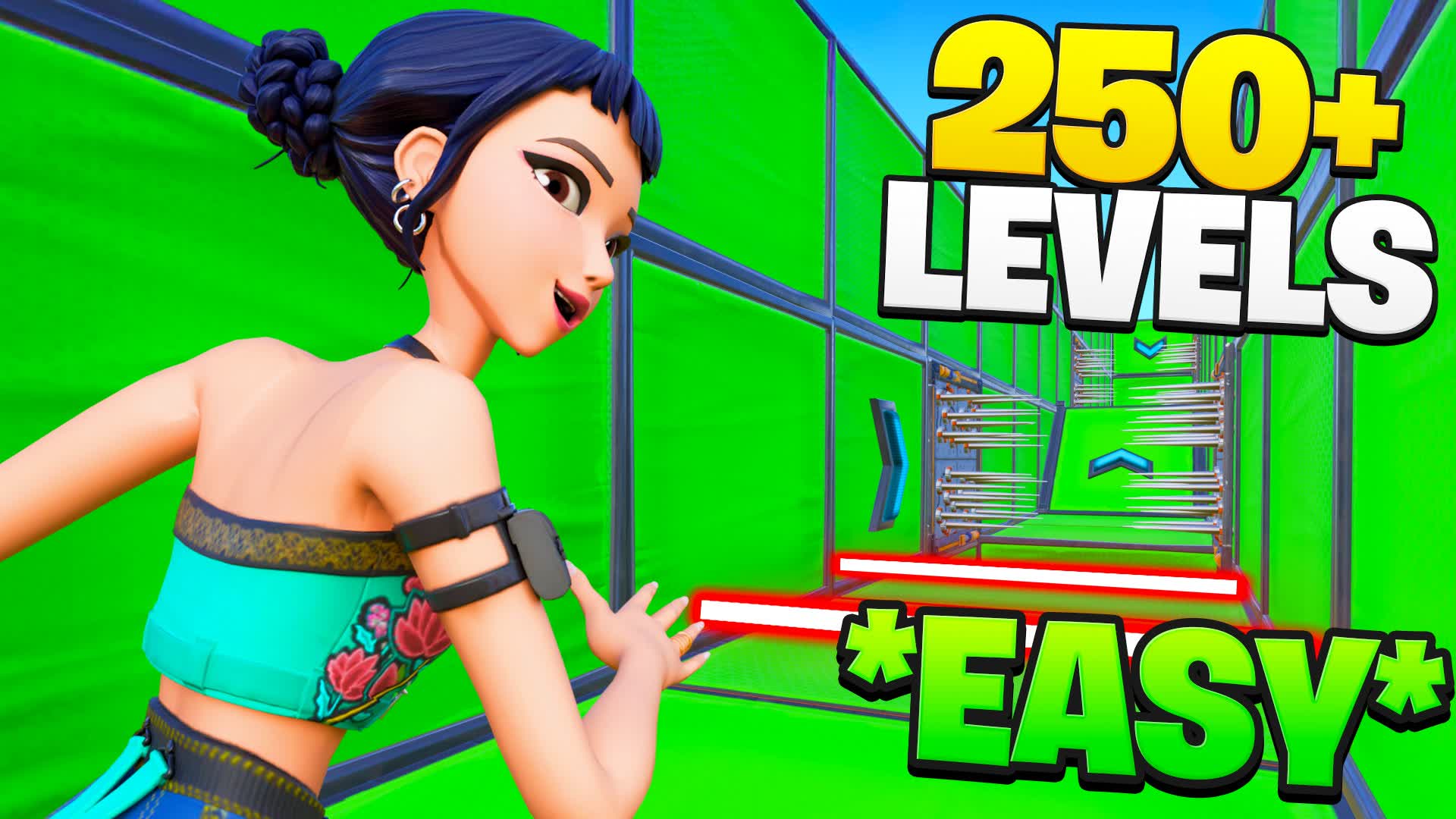 EASY KPOP DEATHRUN 200+ DEATHRUN — Fortnite Creative map