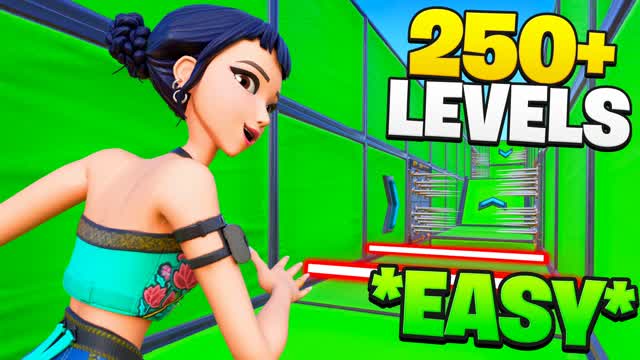 EASY KPOP DEATHRUN 200+ DEATHRUN — Fortnite Creative map cover art