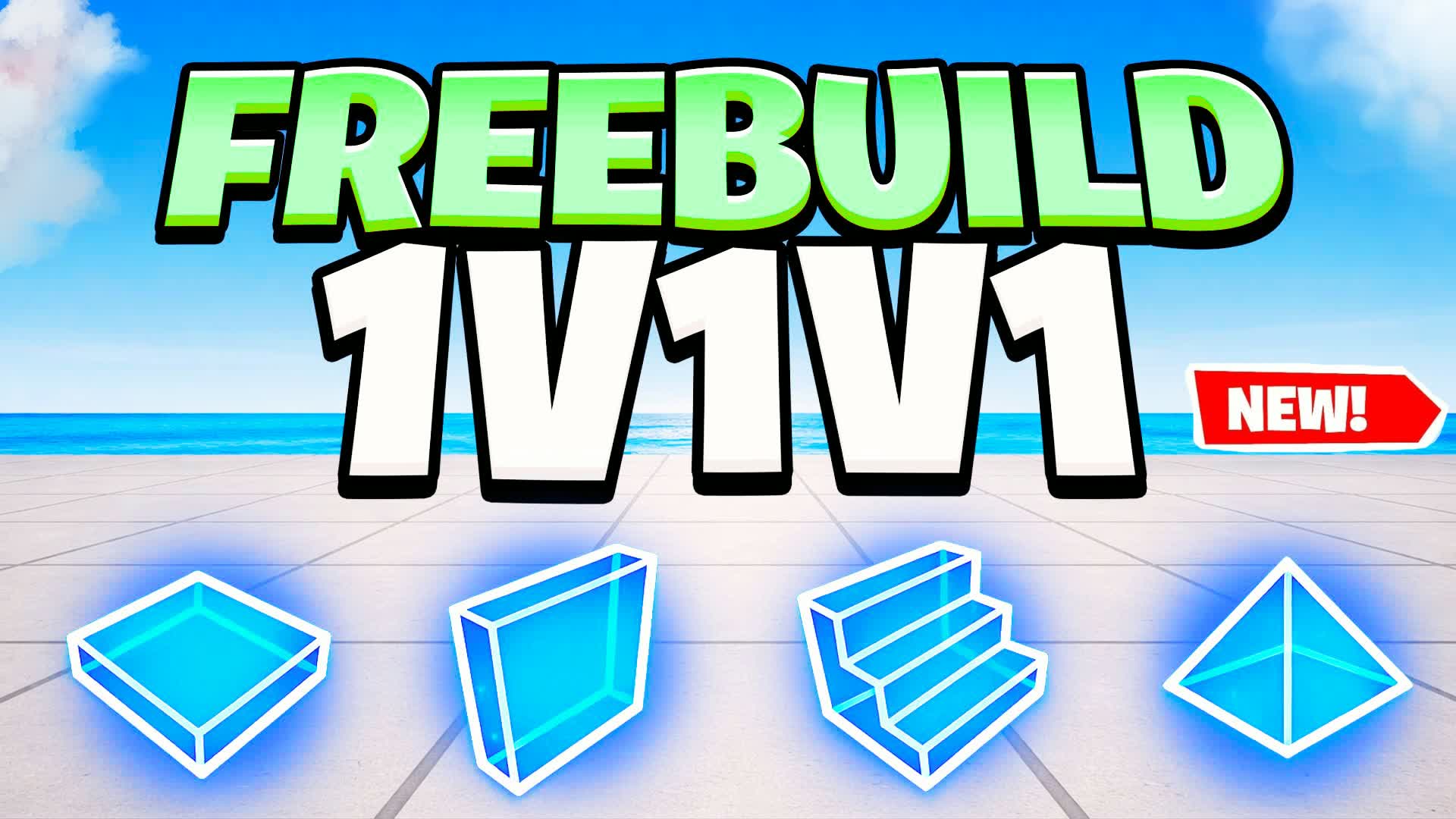 1v1v1v1v1 Free Build — Fortnite Creative map