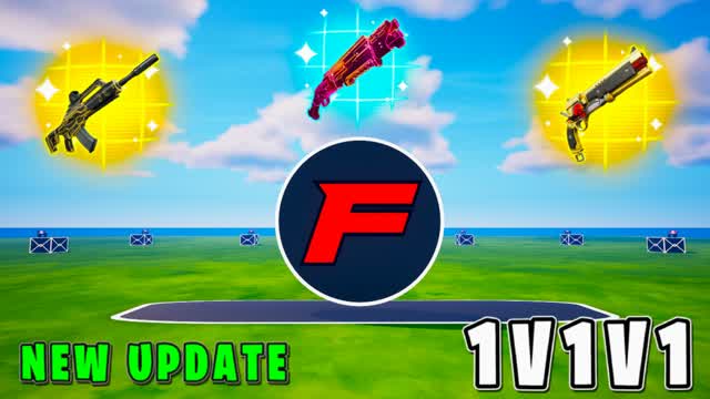 F 1V1V1 ZONE WARS 🌀 (AM) — Fortnite Creative map