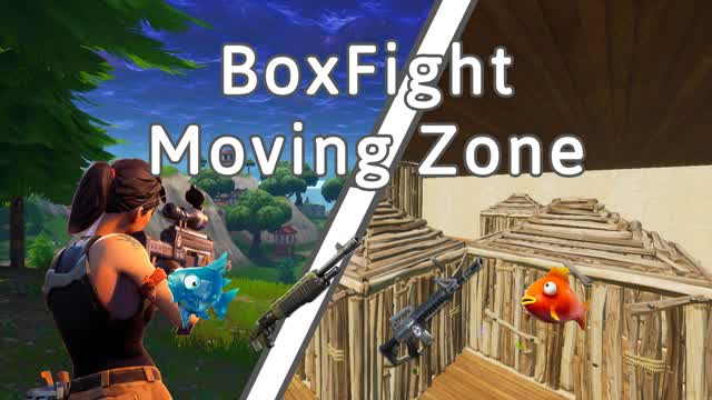 Box Fight and Moving Zone — Fortnite Creative map cover art