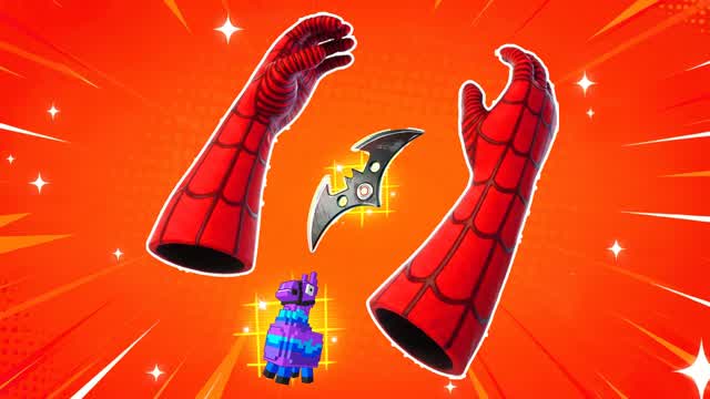 WILD SPIDER-MAN RED VS BLUE 3 🔴🔵 — Fortnite Creative map cover art