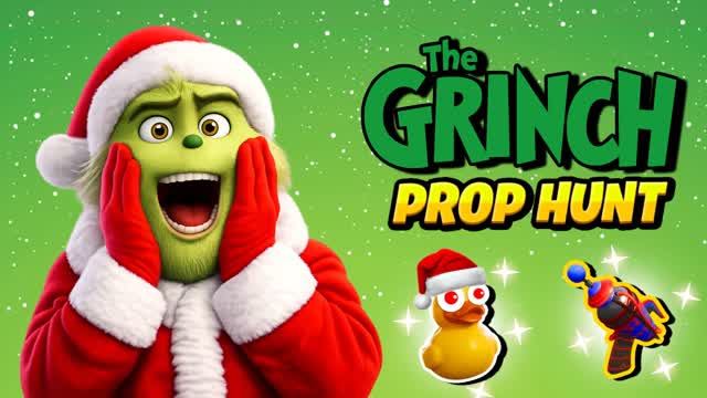 A GRINCH PROP HUNT 🎄 — Fortnite Creative map cover art