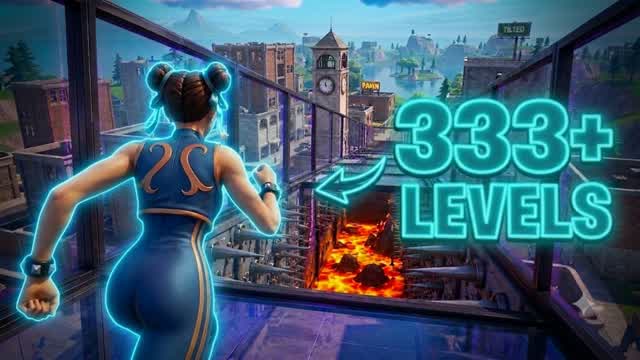 🌞MEGA SUMMER PARKOUR 🌞(333+ levels) — Fortnite Creative map