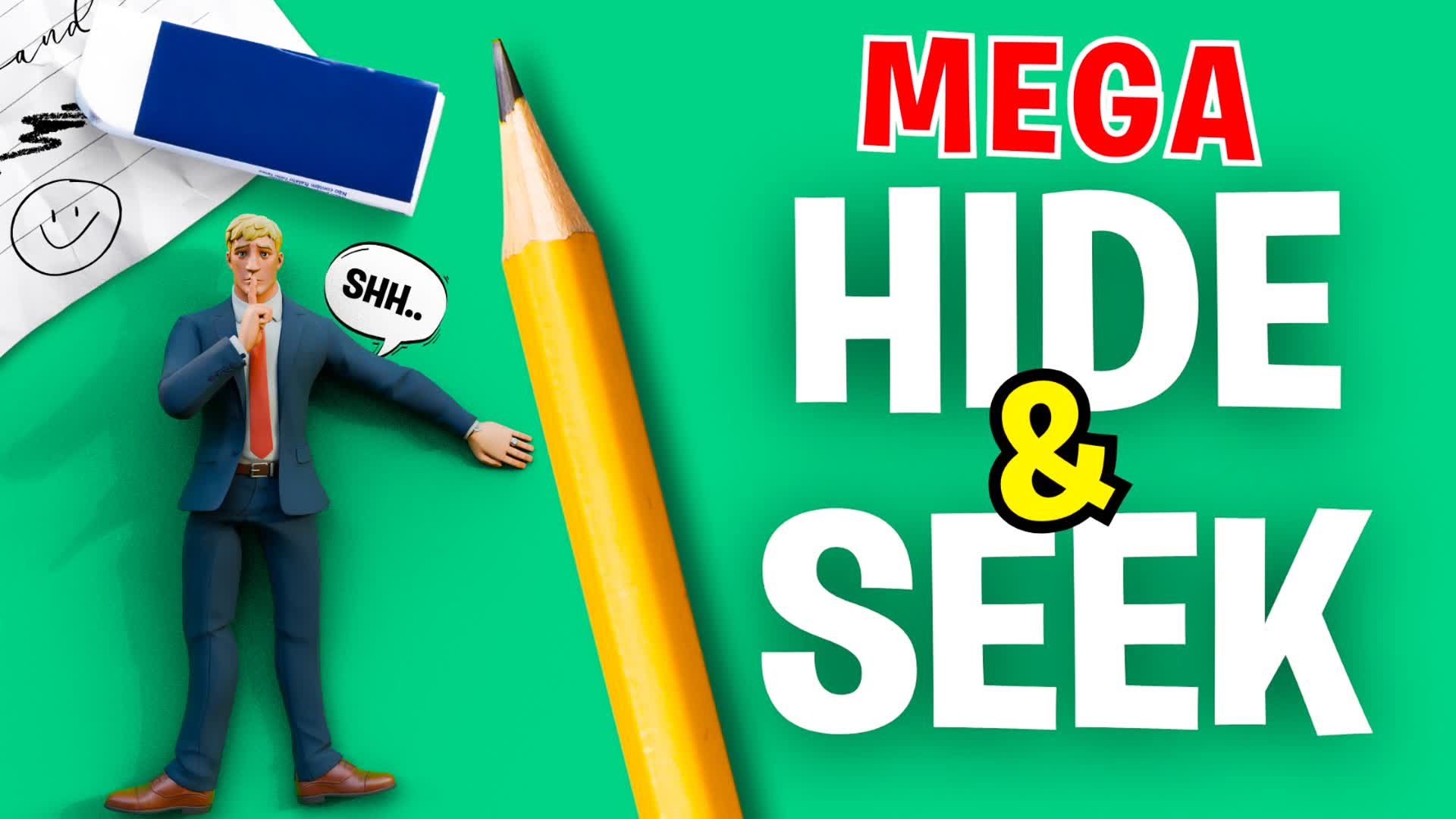 MEGA HIDE AND SEEK — Fortnite Creative map