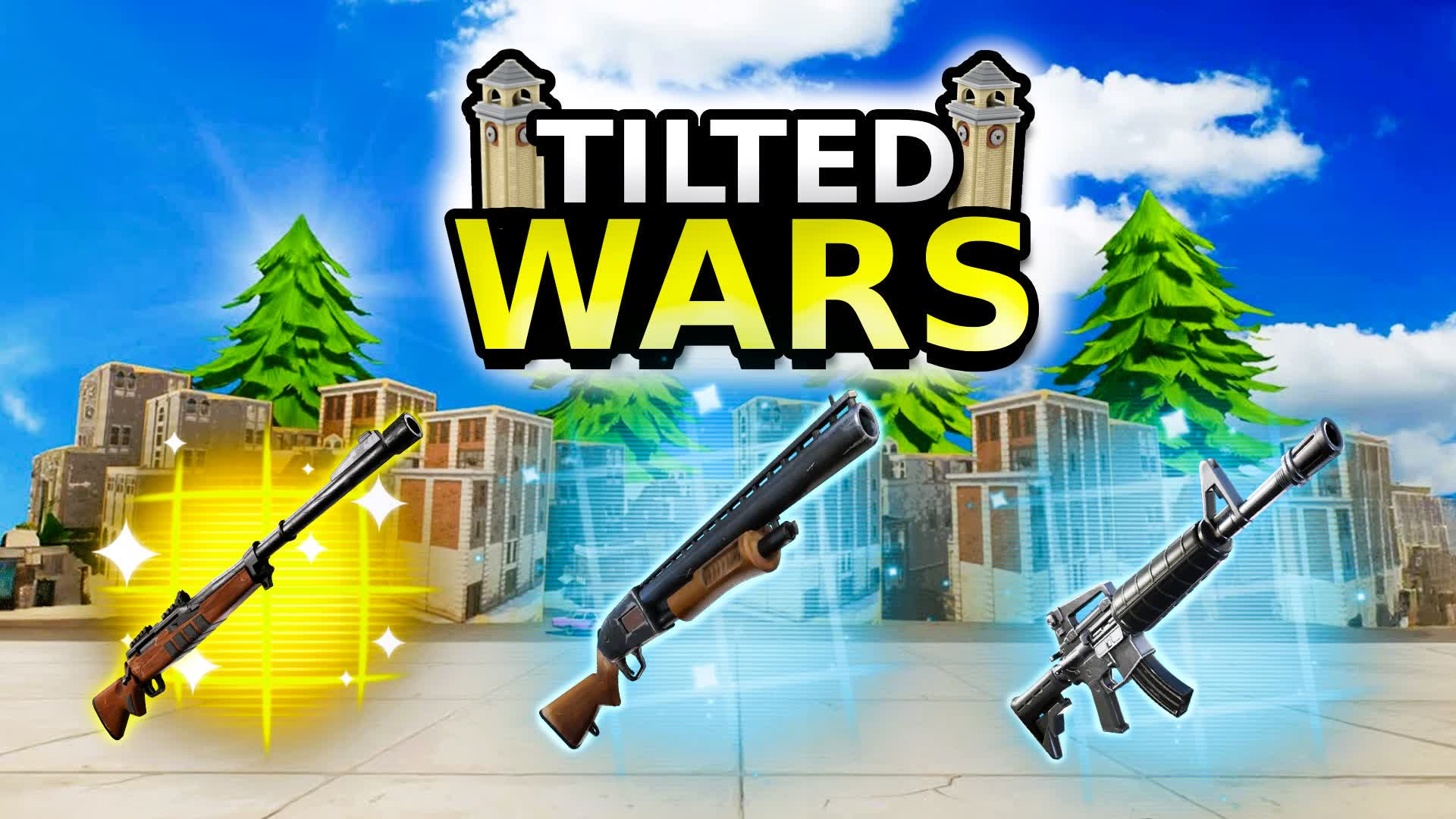 سكرمز تيلتيد👑 Tited Zone Wars — Fortnite Creative map