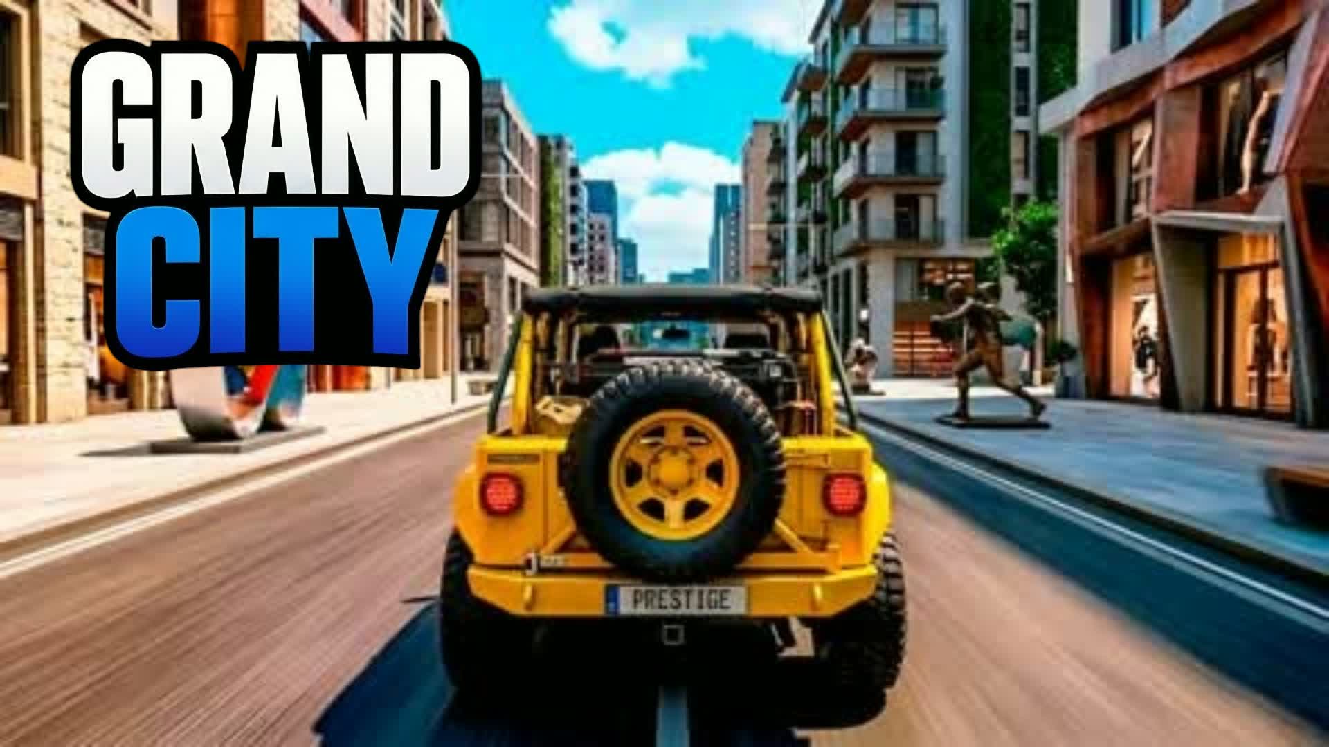 BIG DRIVING CITY RP 🌃 — Fortnite Creative map