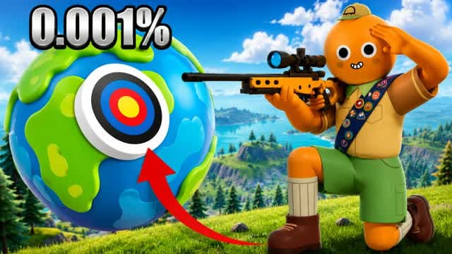 SUPER solo TRICKSHOT 🎯 — Fortnite Creative map