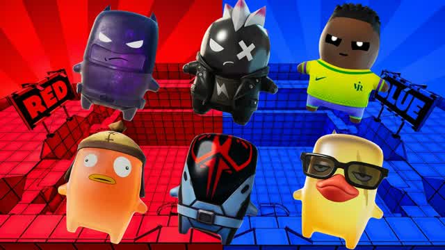 RED VS BLUE LEVEL UDOH🔴🔵 — Fortnite Creative map