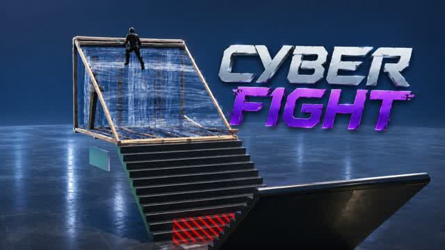 Cyber Fight 1v1 [المواجهه الذهبيه] — Fortnite Creative map
