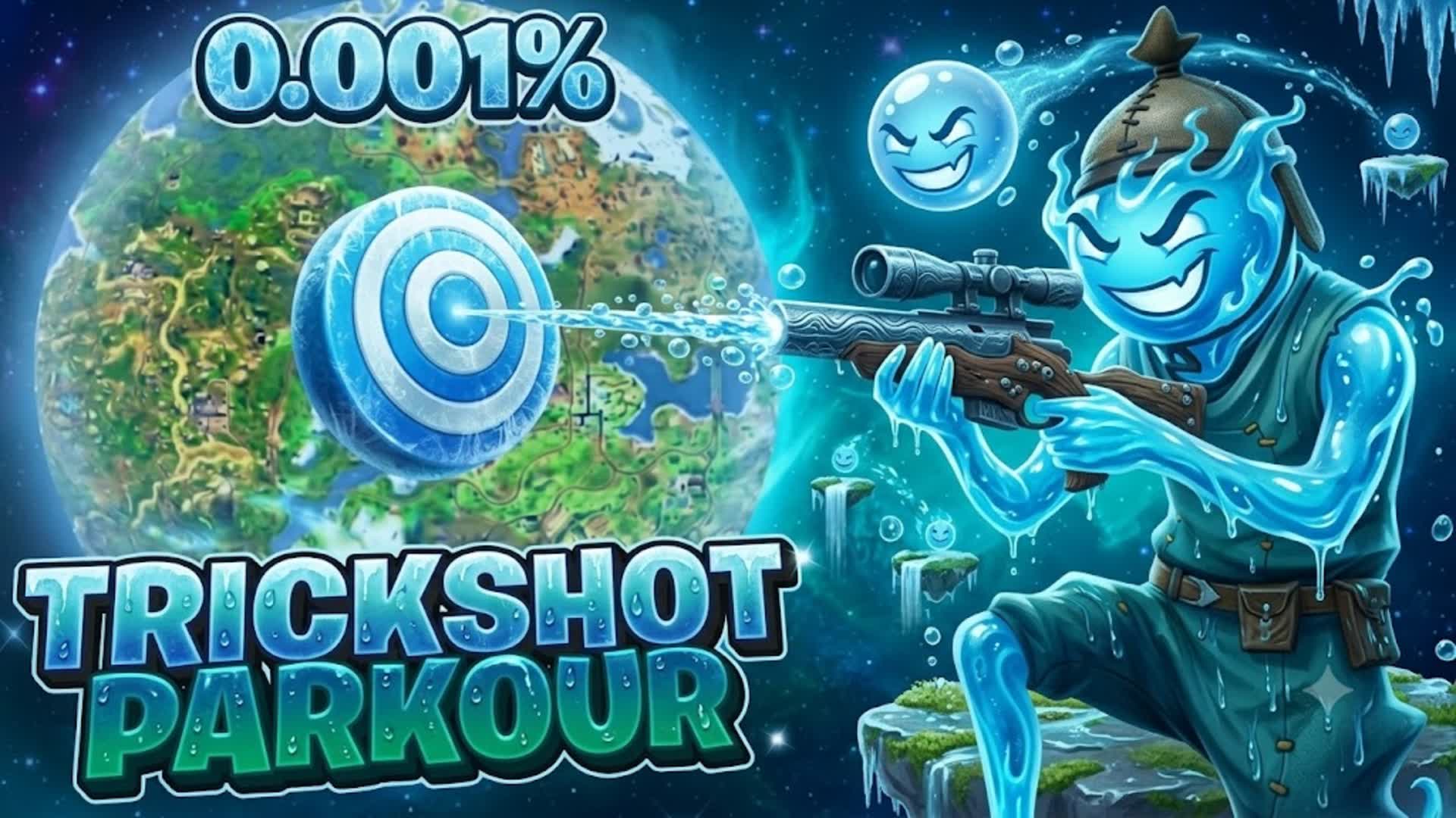 MEGA SUPER TRICKSHOT! — Fortnite Creative map