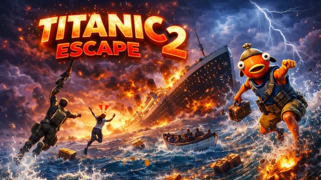 TITANIC ESCAPE 2 — Fortnite Creative map cover art