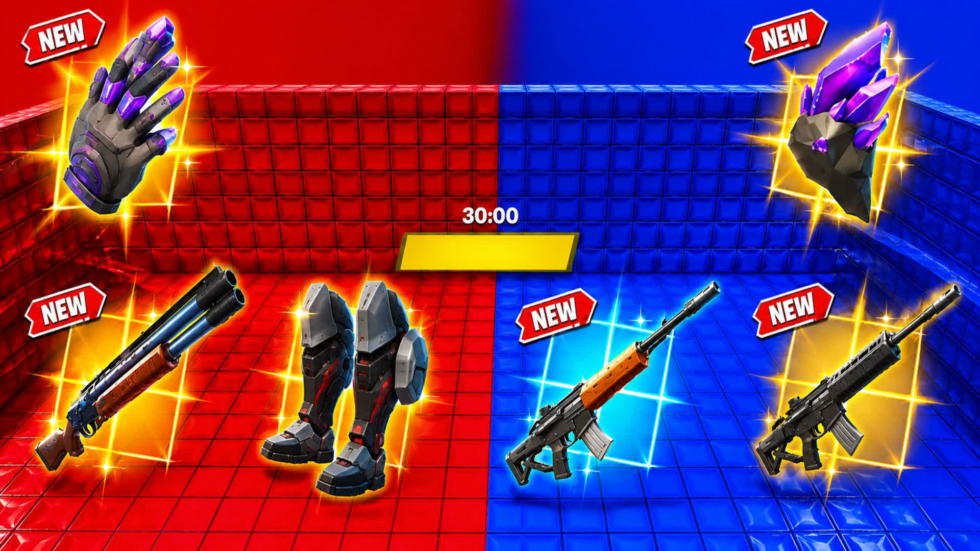 🔵Red vs Blue S6O Arena🔴 — Fortnite Creative map