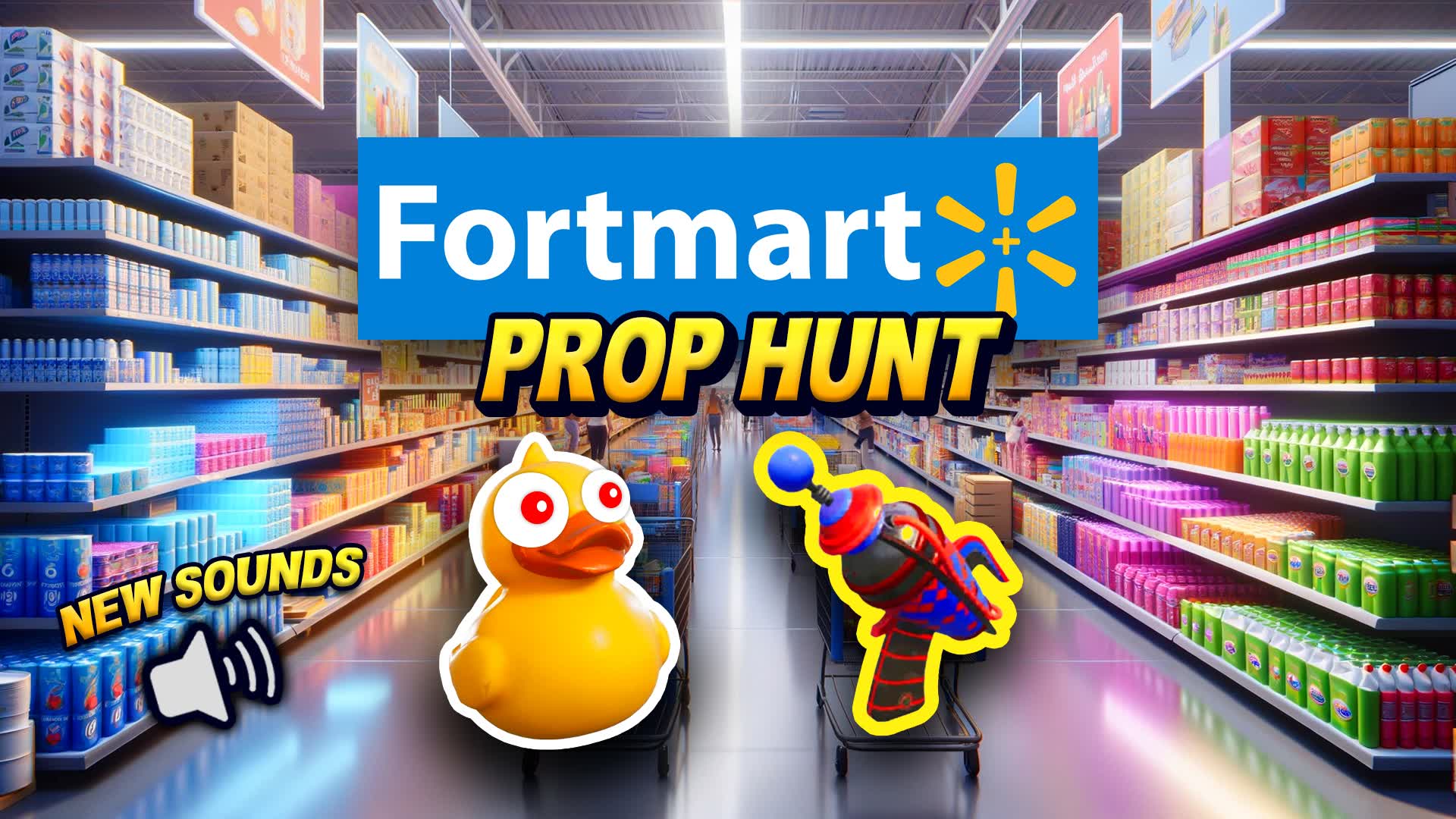 FORTMART PROP HUNT 🛒 — Fortnite Creative map