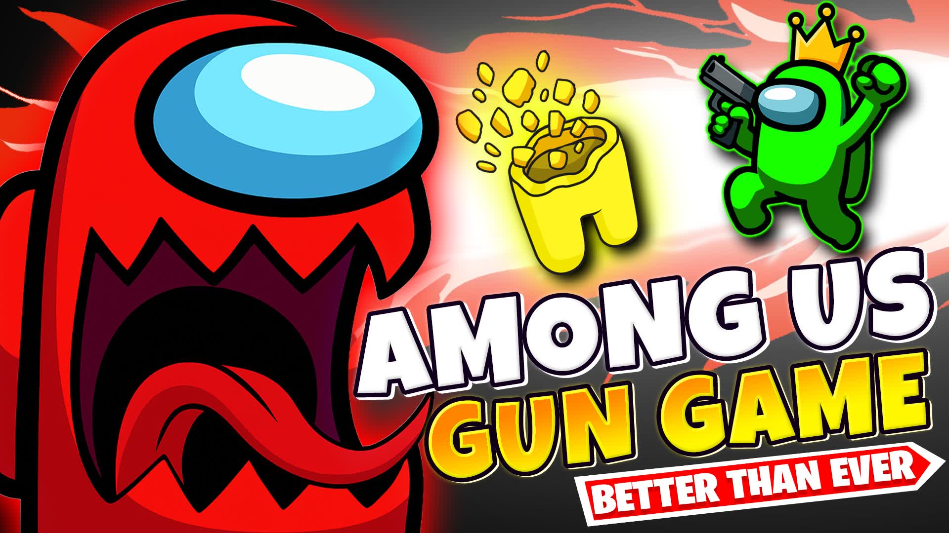 AMONG US GUN GAME  - BETTER THAN EVER🎯 — Fortnite Creative map