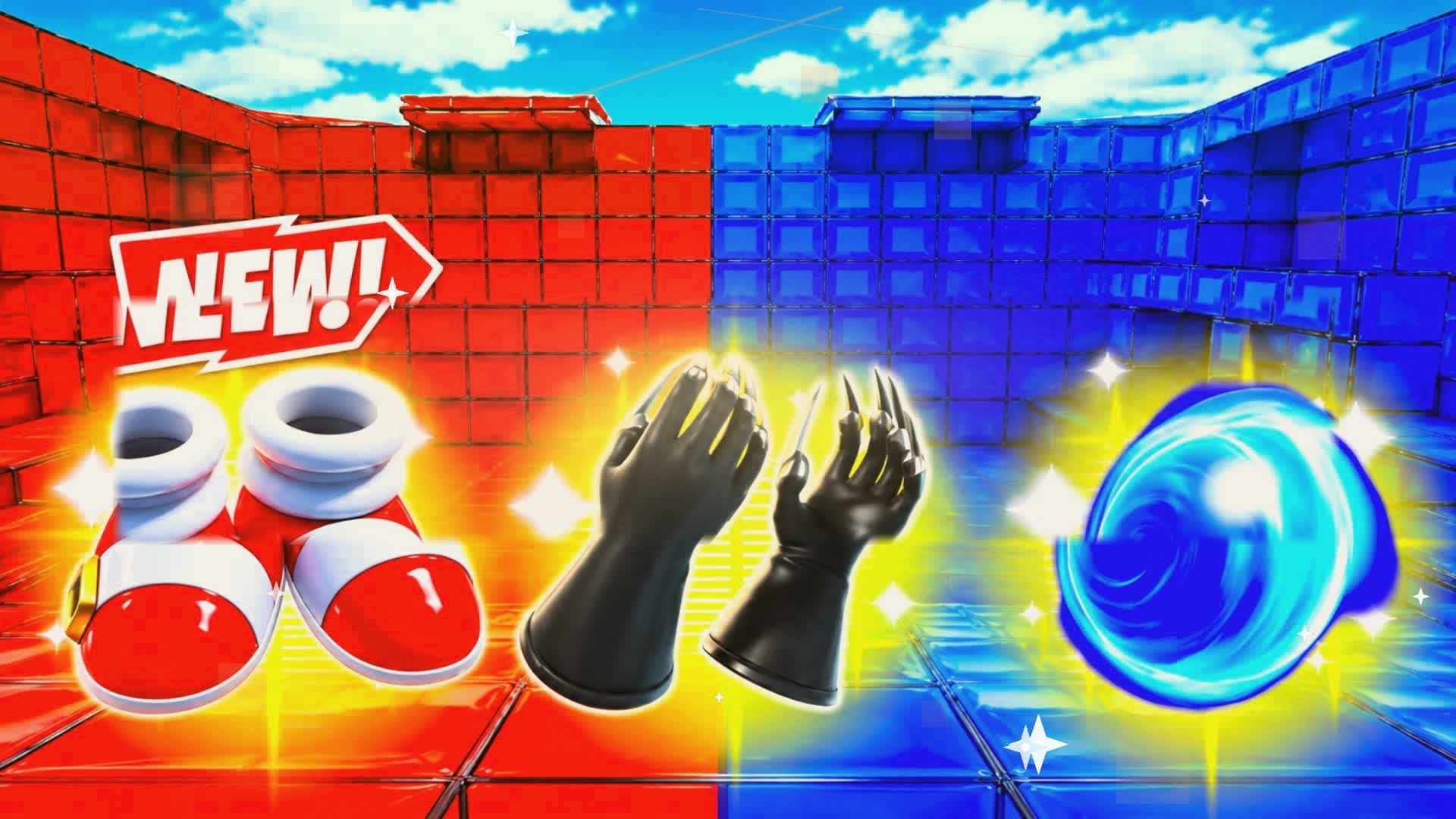 Red vs Blue Champ Stars 🔴🔵 — Fortnite Creative map