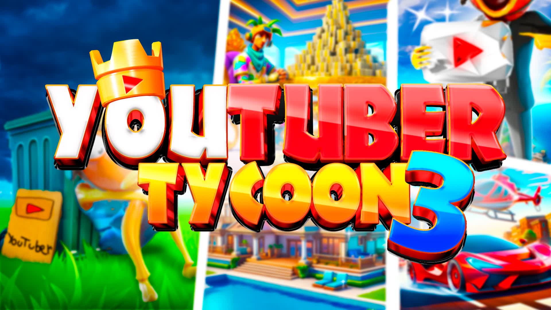 🔴 YOUTUBER 3 TYCOON — Fortnite Creative map