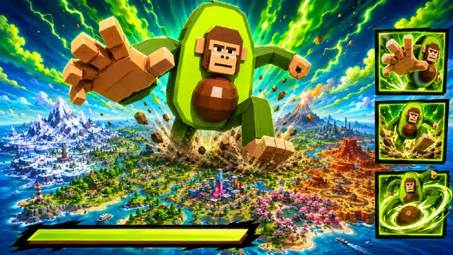 ⭐ BRAINROT BATTLES - BOSS SURVIVAL 🌎 — Fortnite Creative map