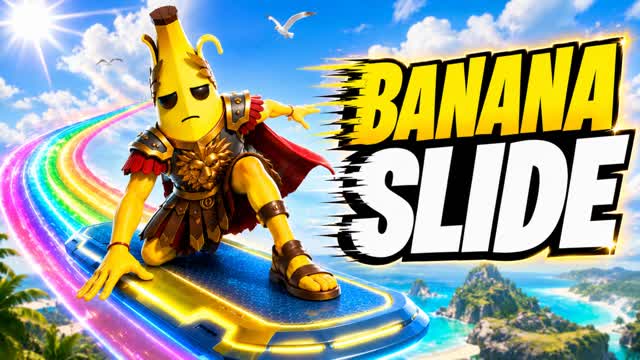 🍌BANANA SIMPLE SLIDE🌈 — Fortnite Creative map