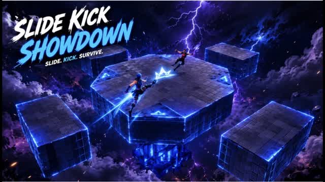 Slide Kick Showdown — Fortnite Creative map