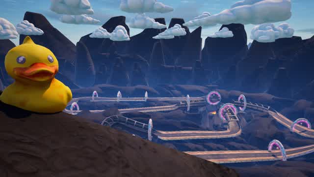 qualified rocket racing — Fortnite Creative map cover art