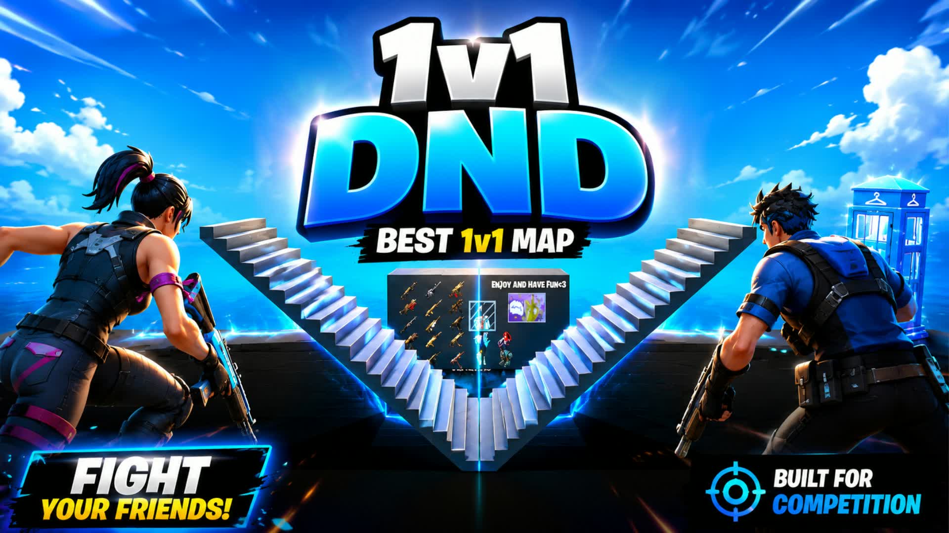 1v1 DND — Fortnite Creative map