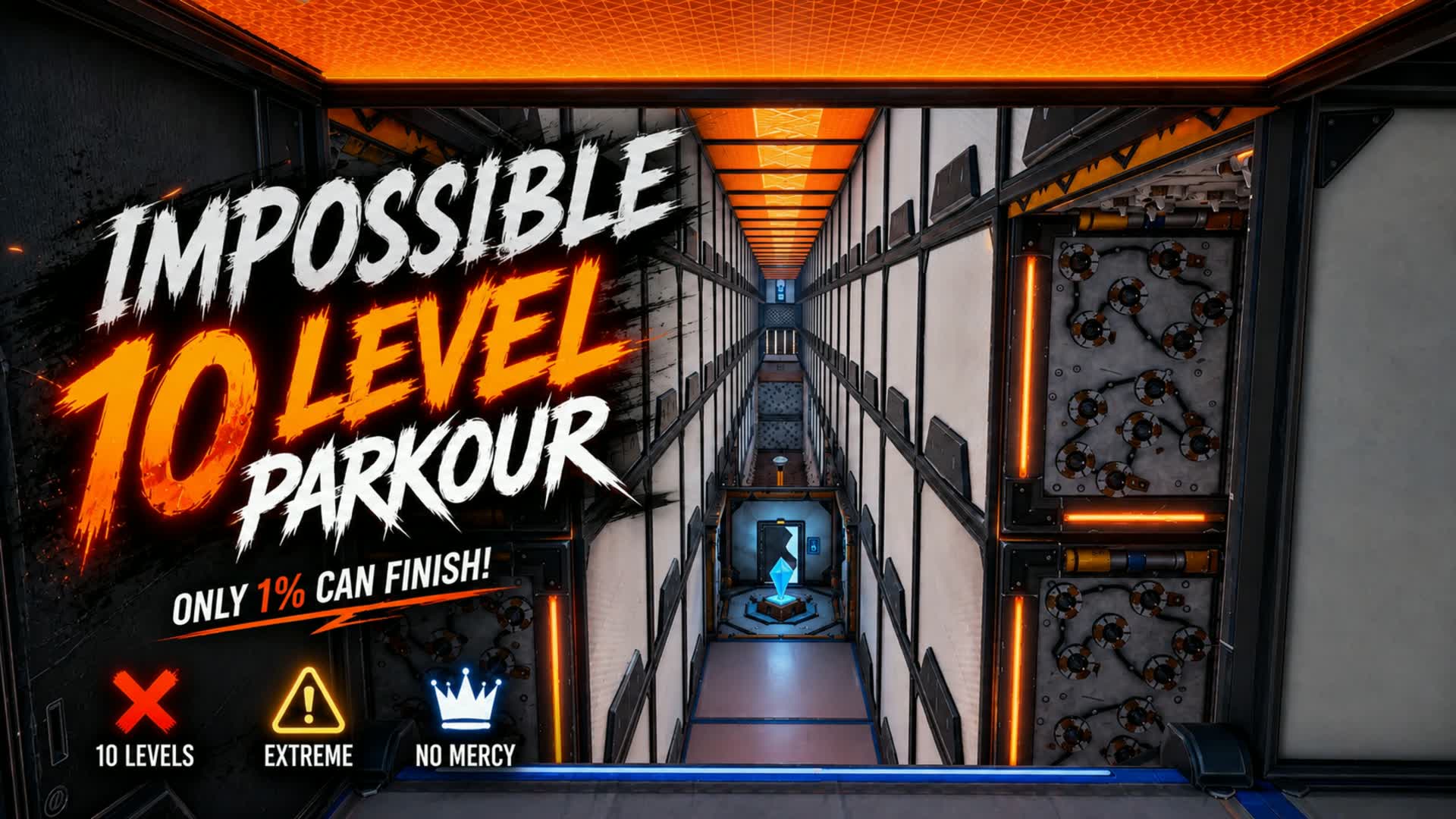 Elite 10 Level Parkour [4934] v1.01 — Fortnite Creative map